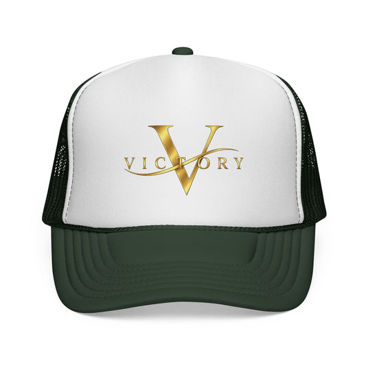 Victory V Gold Logo Trucker Cap