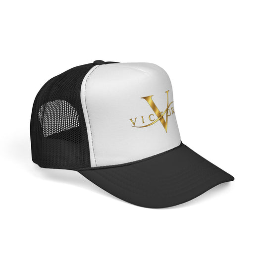 Victory V Gold Logo Trucker Cap